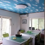 事務所にも見上げると「そら」