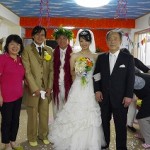 結婚式　ハイチーズ